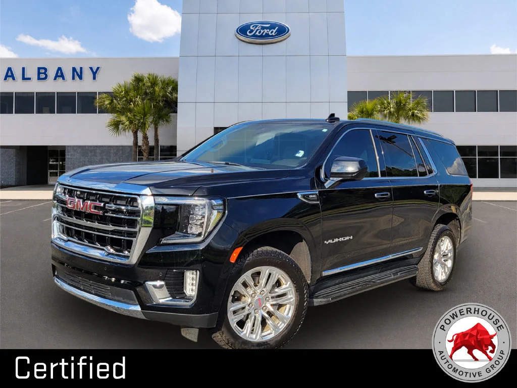 Used 2021 Black GMC SLT image 1