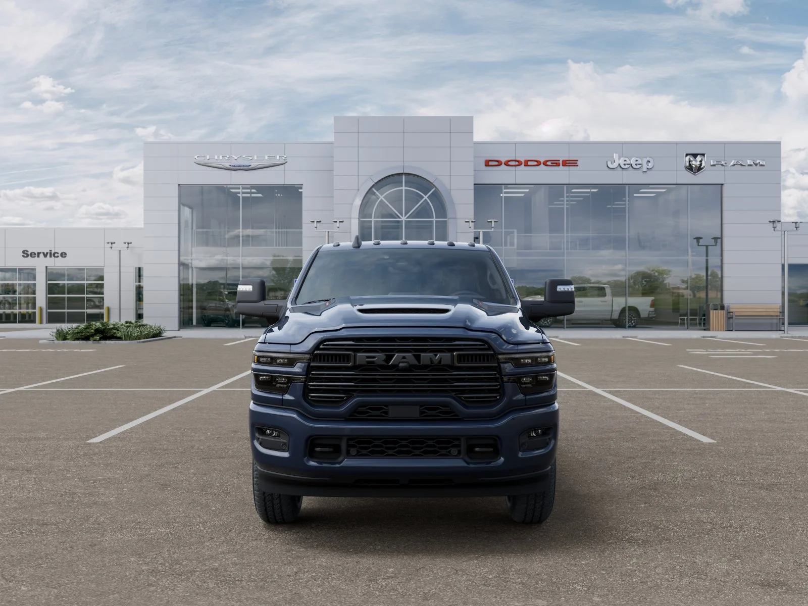 New 2026 Forged Blue Metallic Exterior Paint RAM Laramie image 6