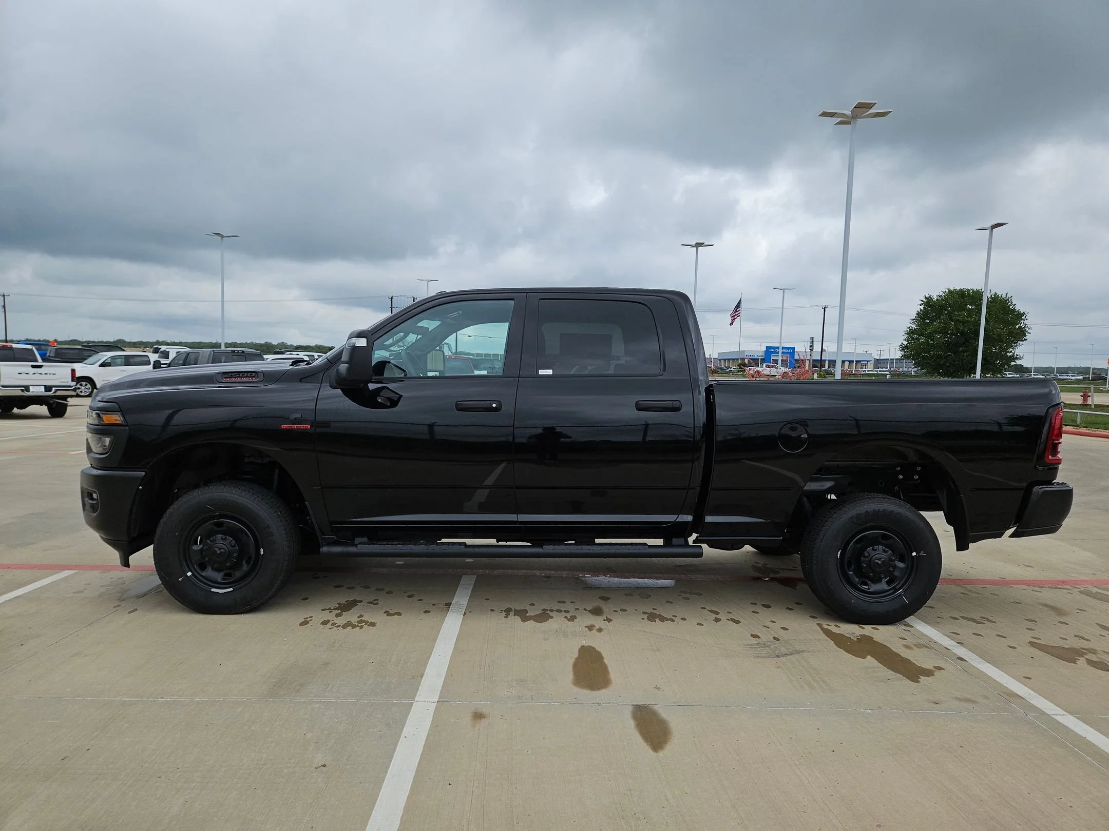 New 2026 Diamond Black Crystal Pearl-Coat Exterior Paint RAM Tradesman image 6