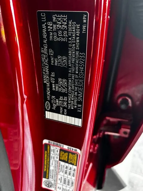 Used 2025 Red Hyundai Limited image 14