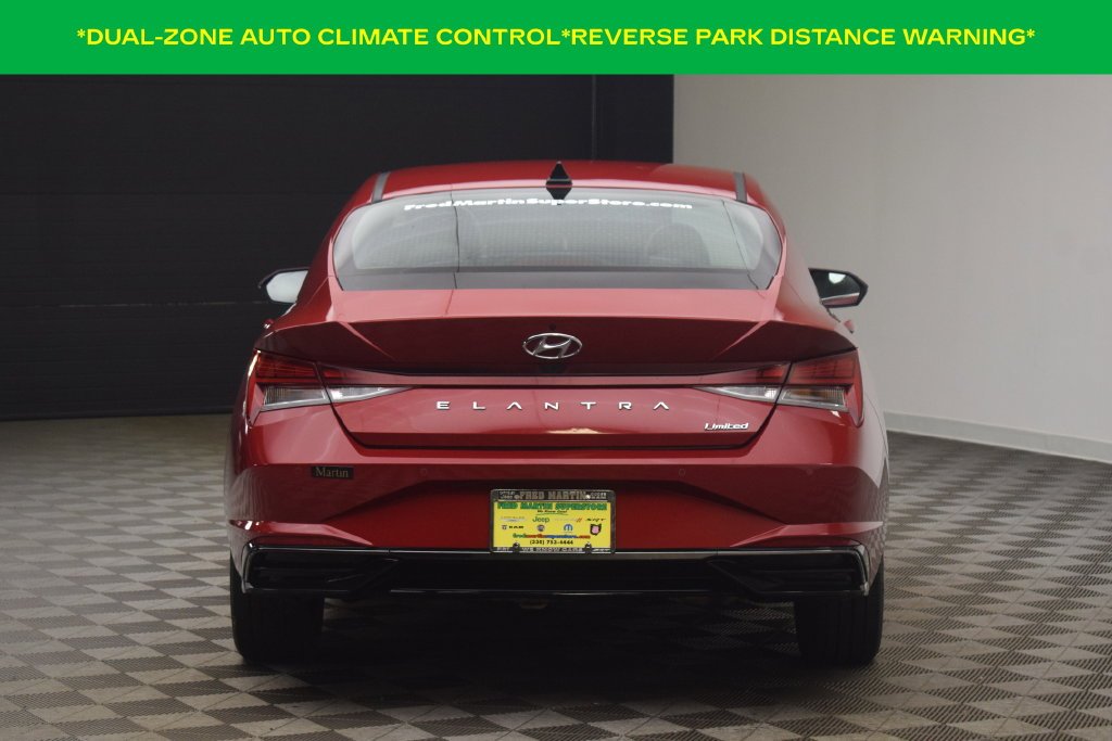 Used 2023 Scarlet Red Pearl Hyundai Limited image 6