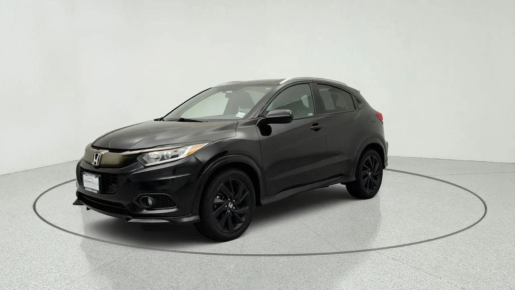 Used 2021 Crystal Black Pearl Honda Sport AWD CVT image 1