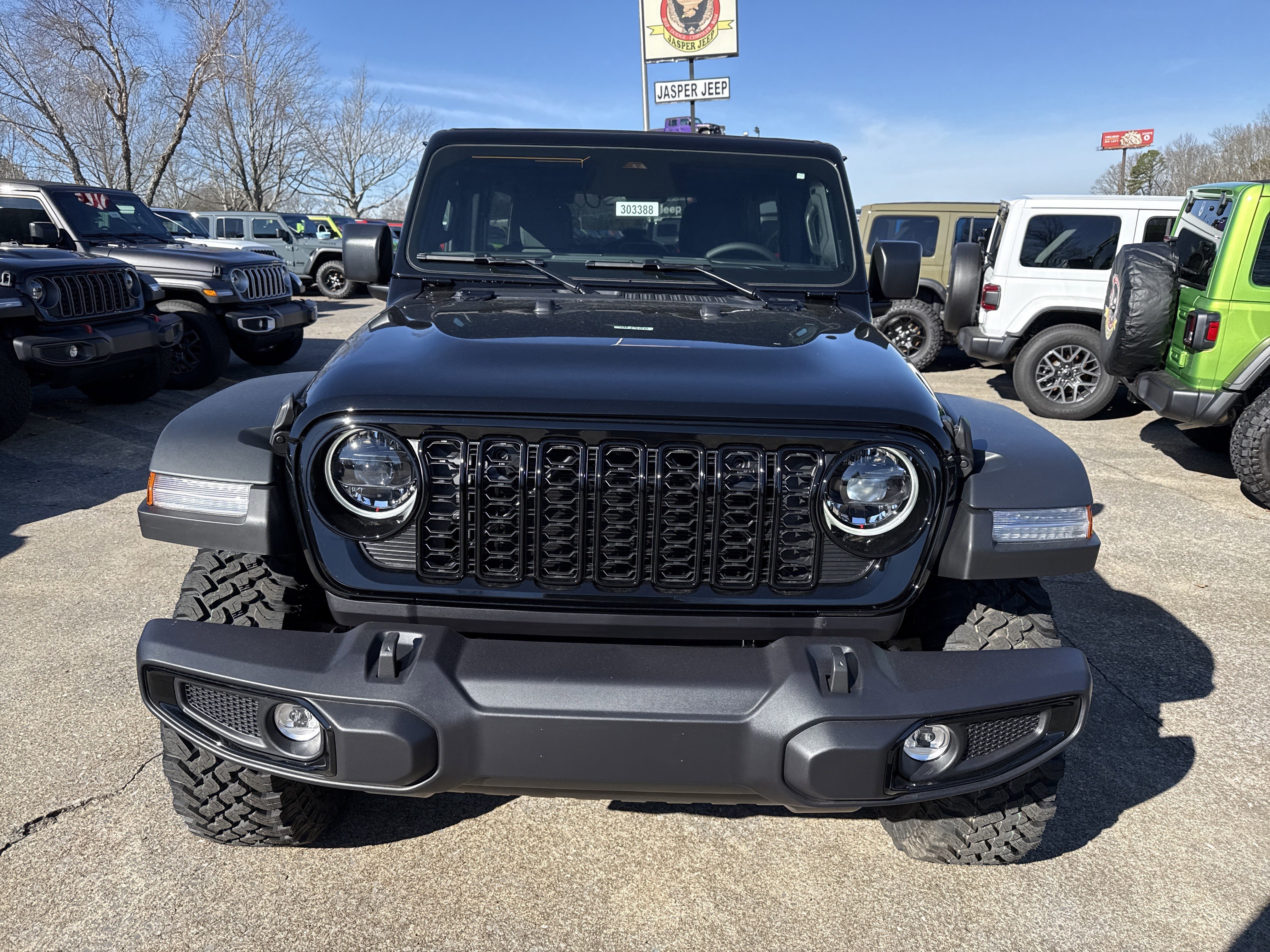 New 2026 Black Clearcoat Jeep Willys image 2