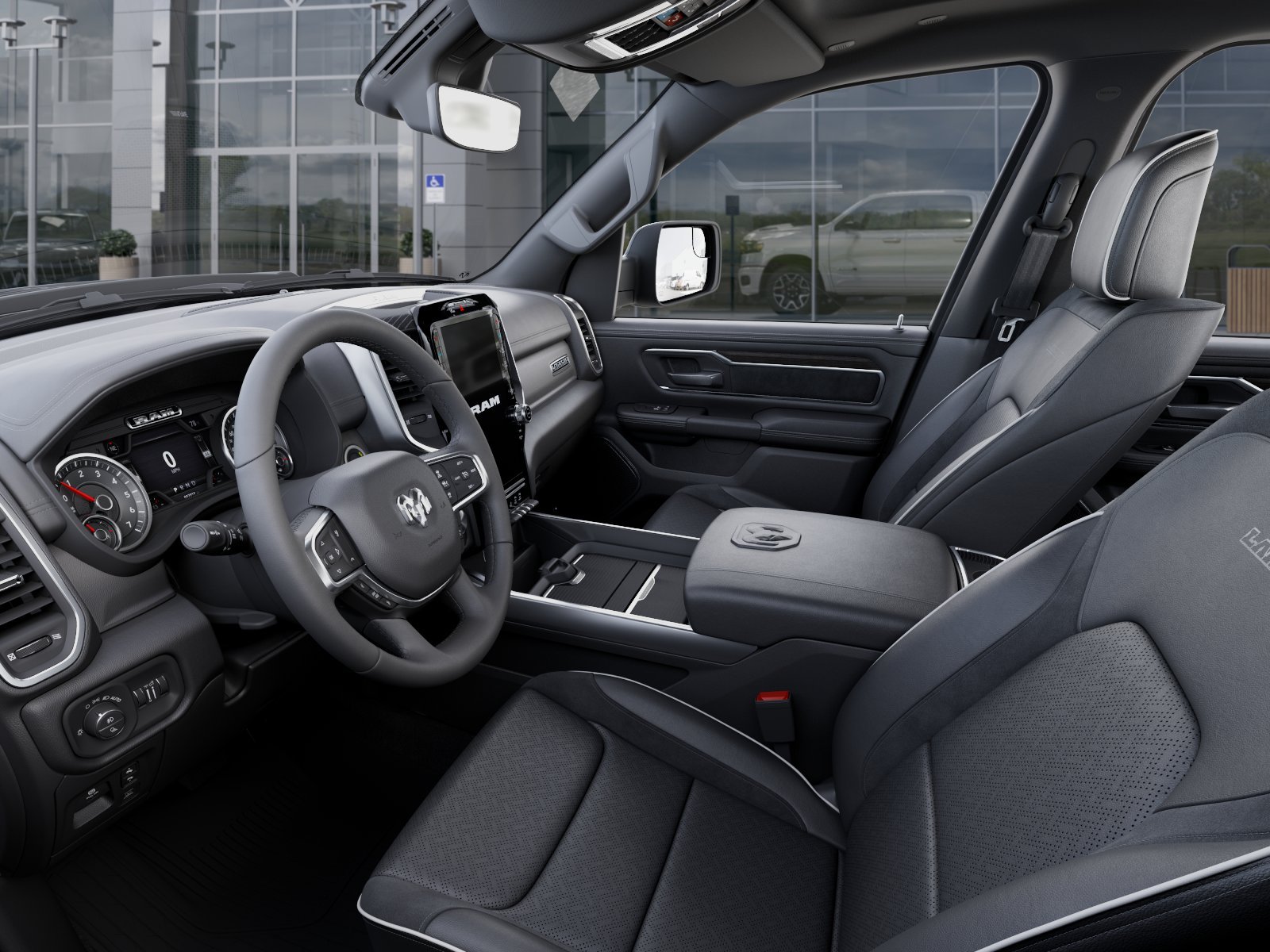 New 2026 Granite Crystal Metallic Clear-Coat Exterior Paint RAM Laramie image 22