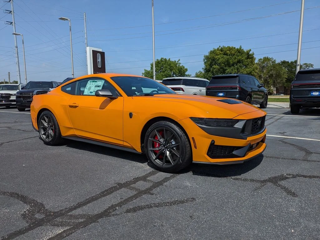 New 2026 Orange Fury Metallic Tri-coat Ford Dark Horse image 2
