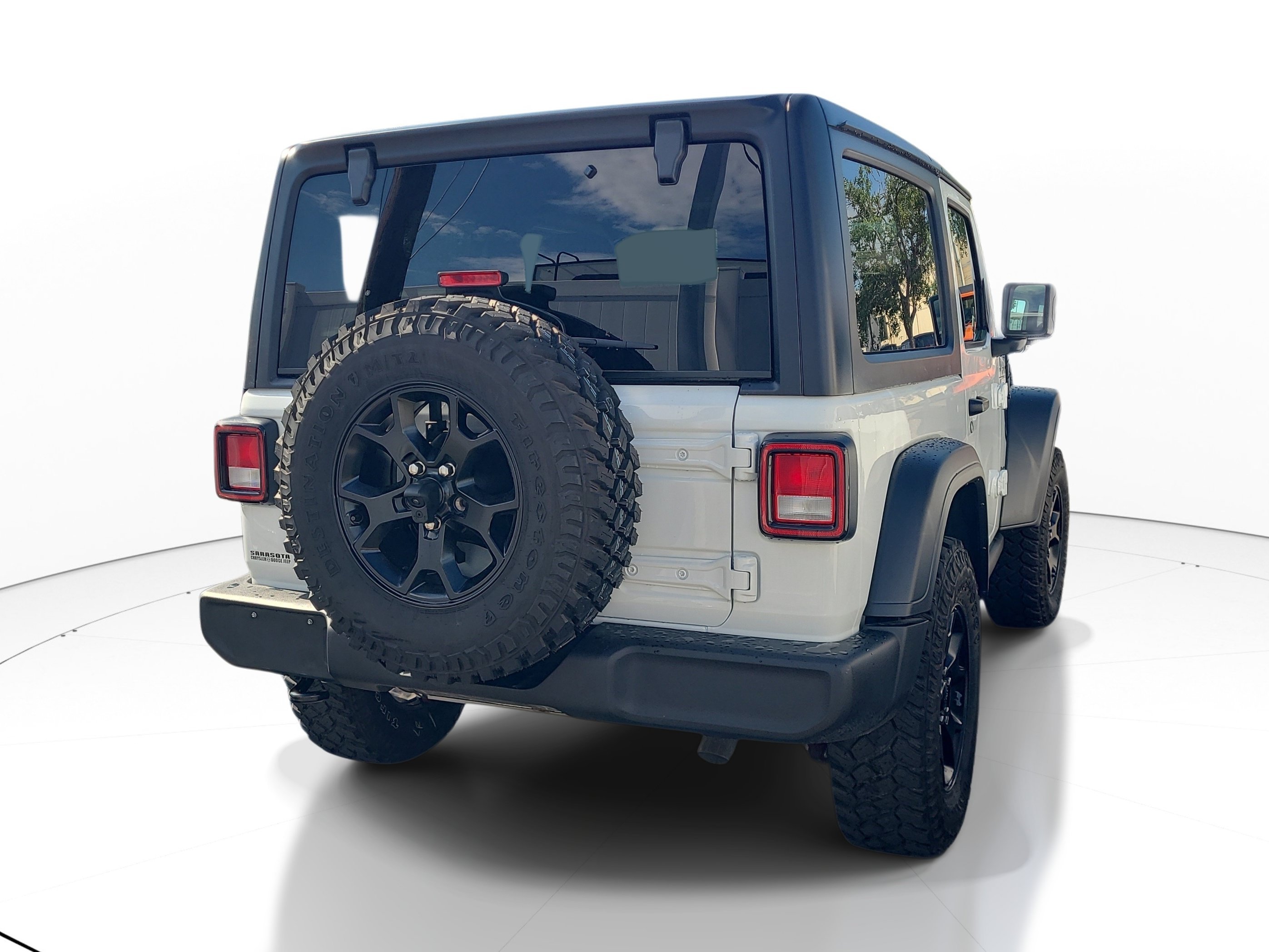 Used 2021 Bright White Clearcoat Jeep Willys image 8
