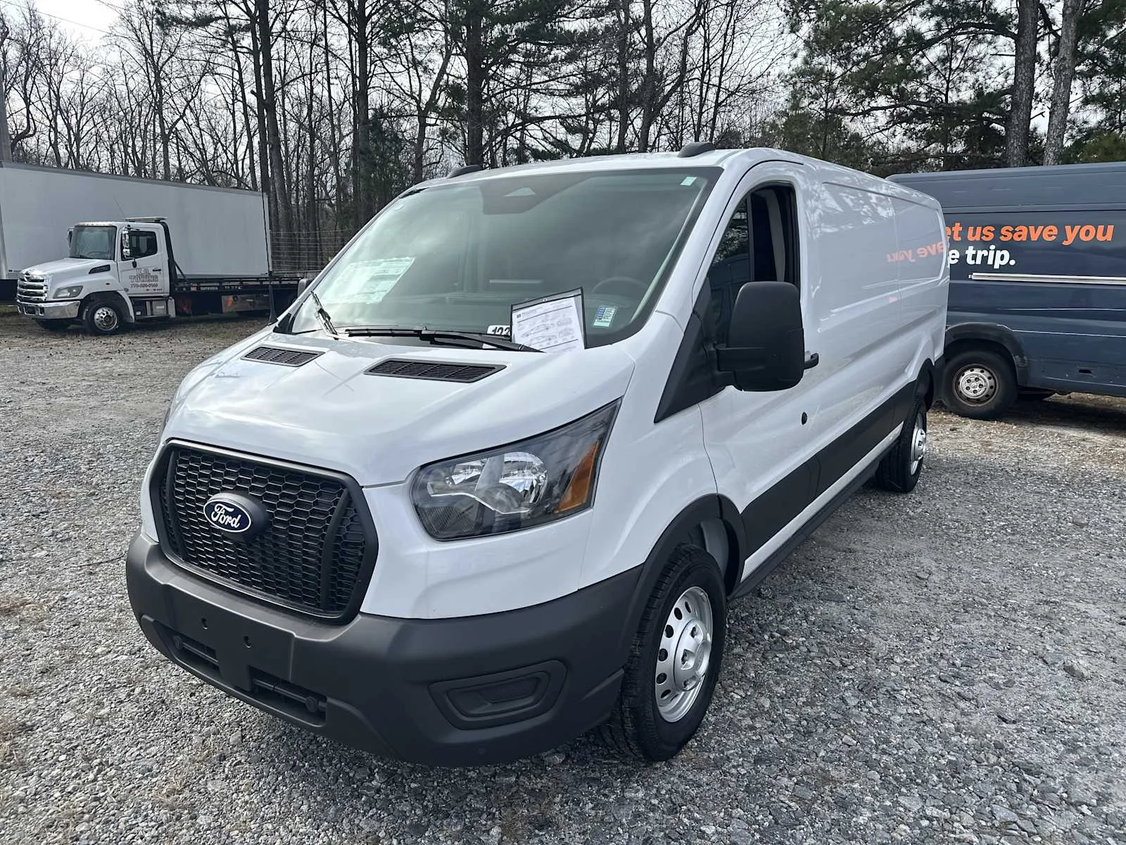 New 2026 Oxford White Ford Cargo Van image 3