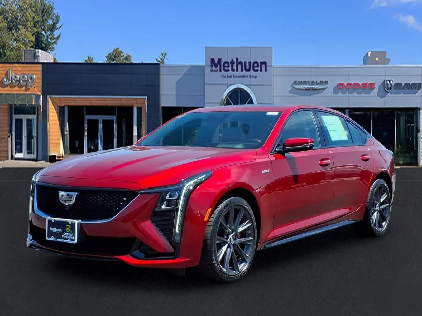 Used 2025 Radiant Red Tintcoat Cadillac  image 9