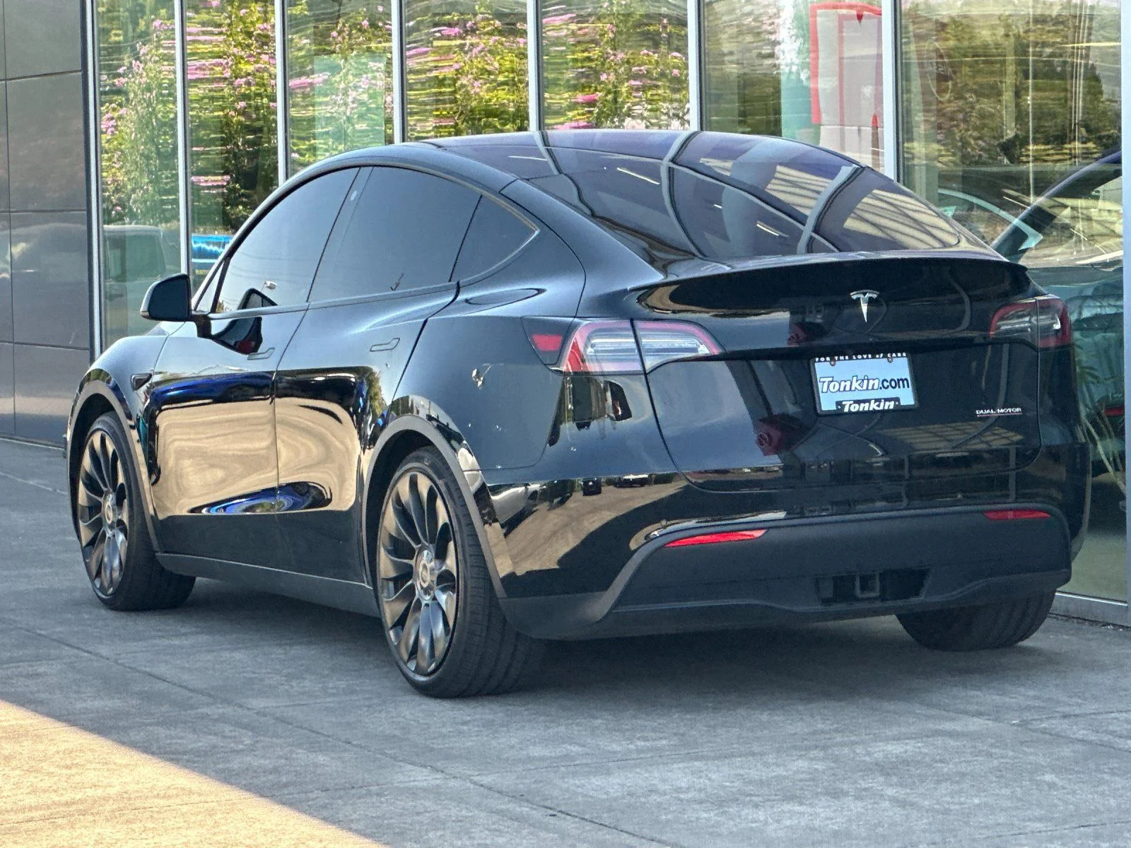 Used 2022 Solid Black Tesla Performance image 5