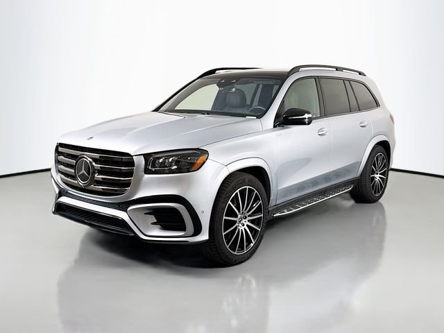 Used 2025 Cirrus Silver Metallic Mercedes-Benz GLS 580 image 3