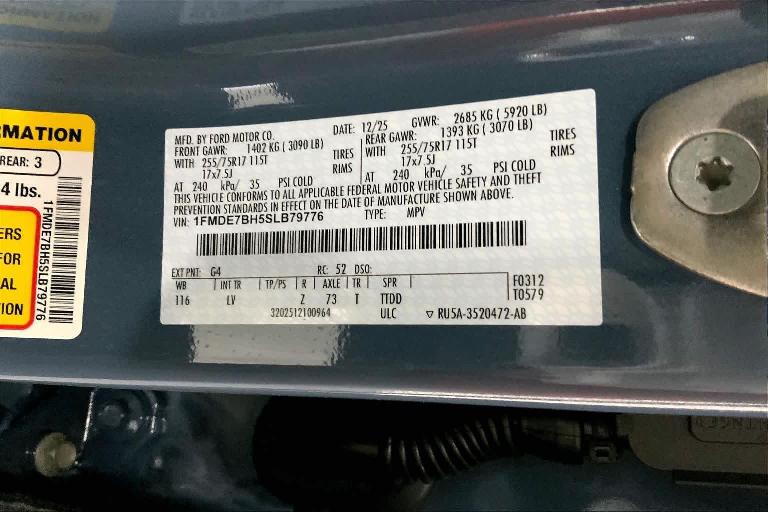 New 2025 Azure Gray Metallic Tri-Coat Ford Big Bend® image 20
