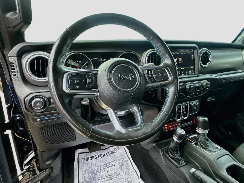 Used 2022 Black Jeep Unlimited Rubicon 4xe image 12