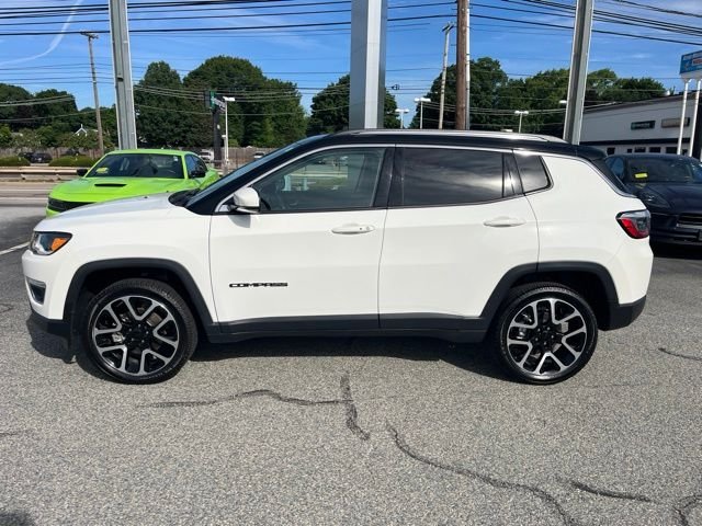 Used 2021 White Clearcoat Jeep Limited image 6