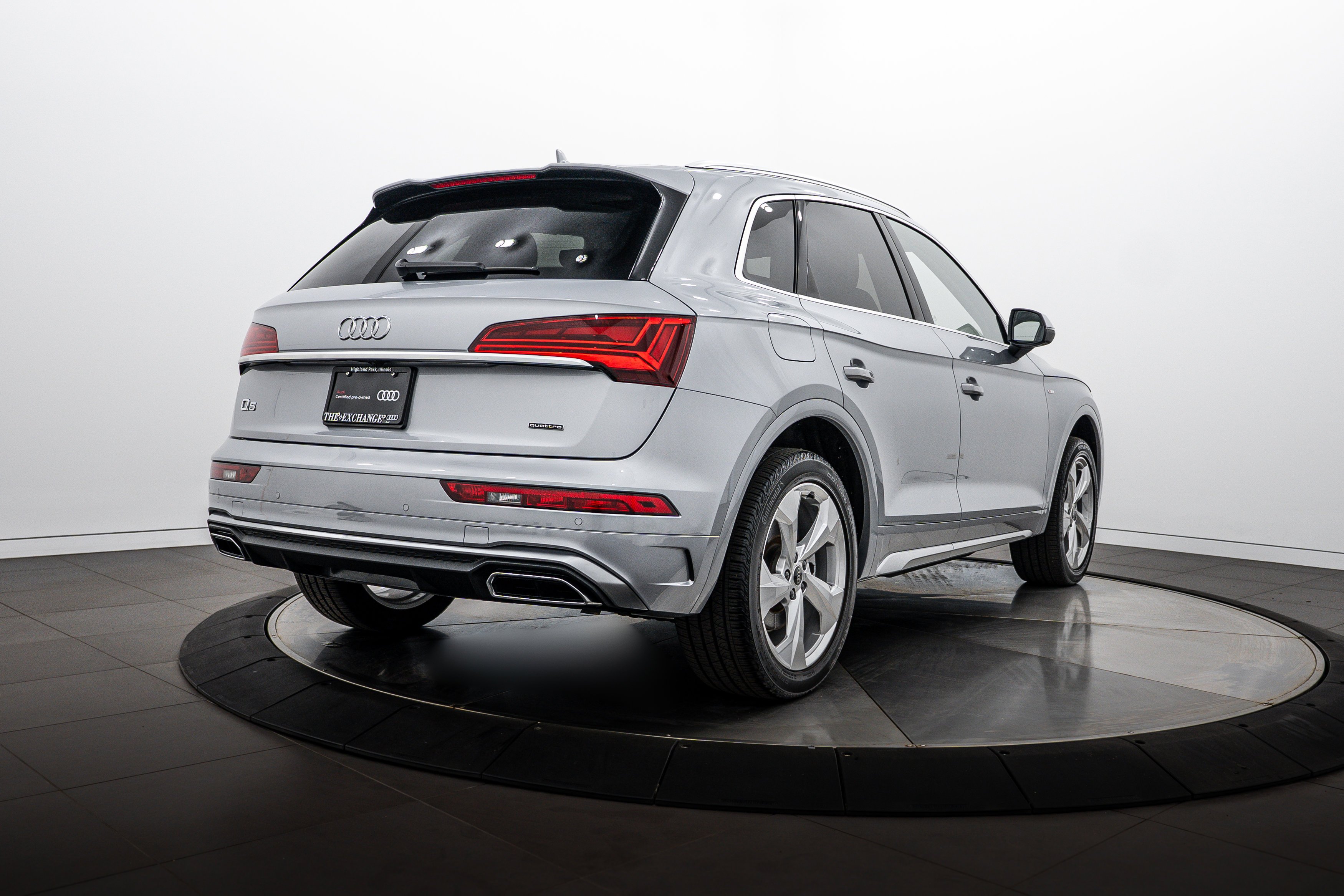 Certified Used 2023 Florett Silver Metallic Audi S line Premium Plus image 4