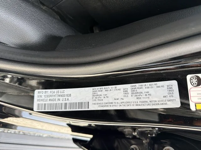 Used 2021 Black Ram Limited image 31