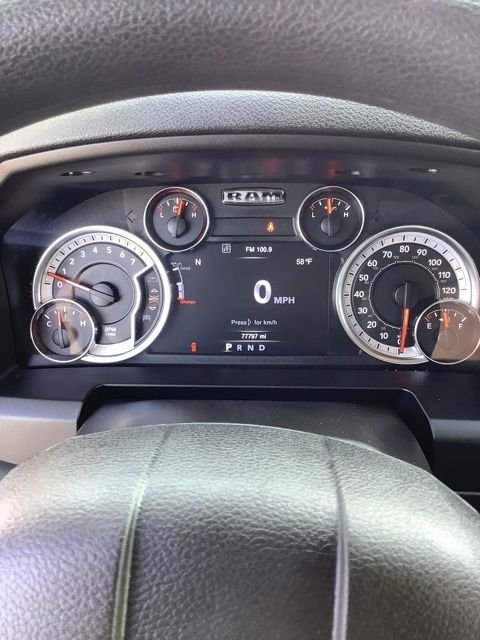 Used 2023 Bright White Clearcoat Ram SLT image 25