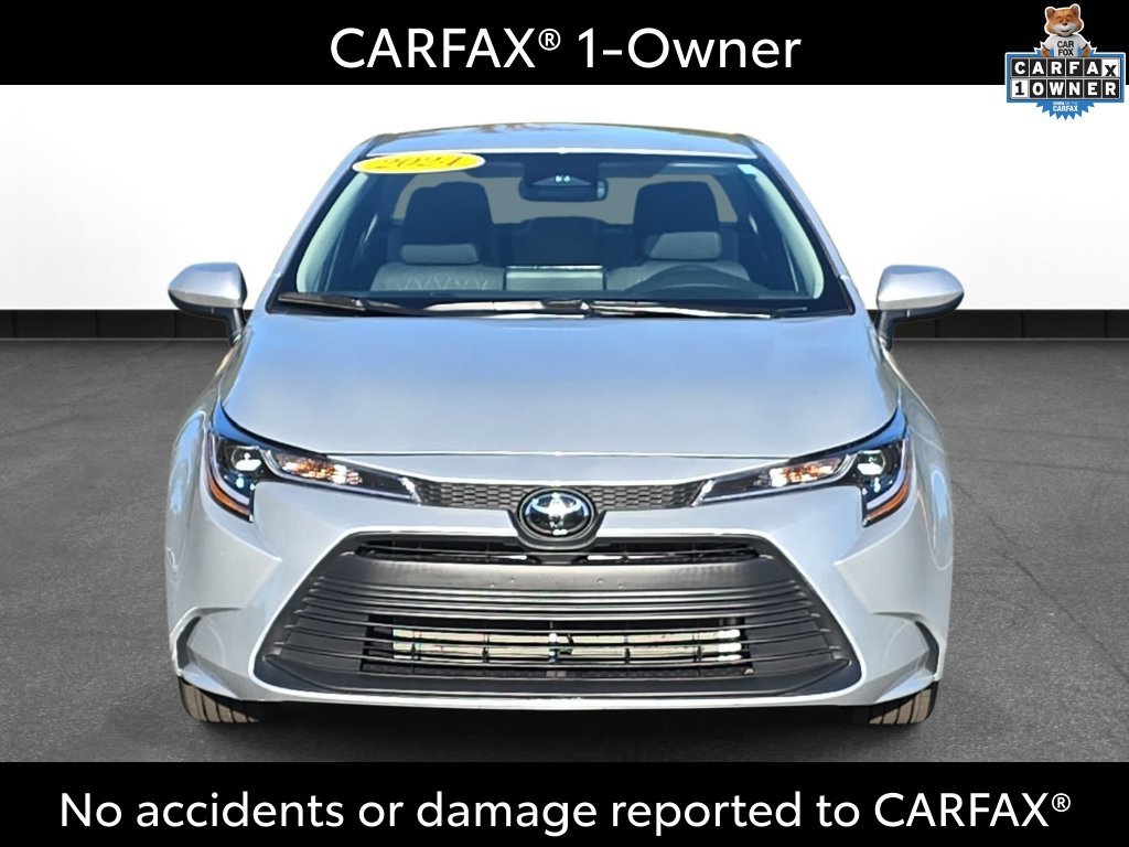 Certified Used 2024 Silver Toyota LE image 2