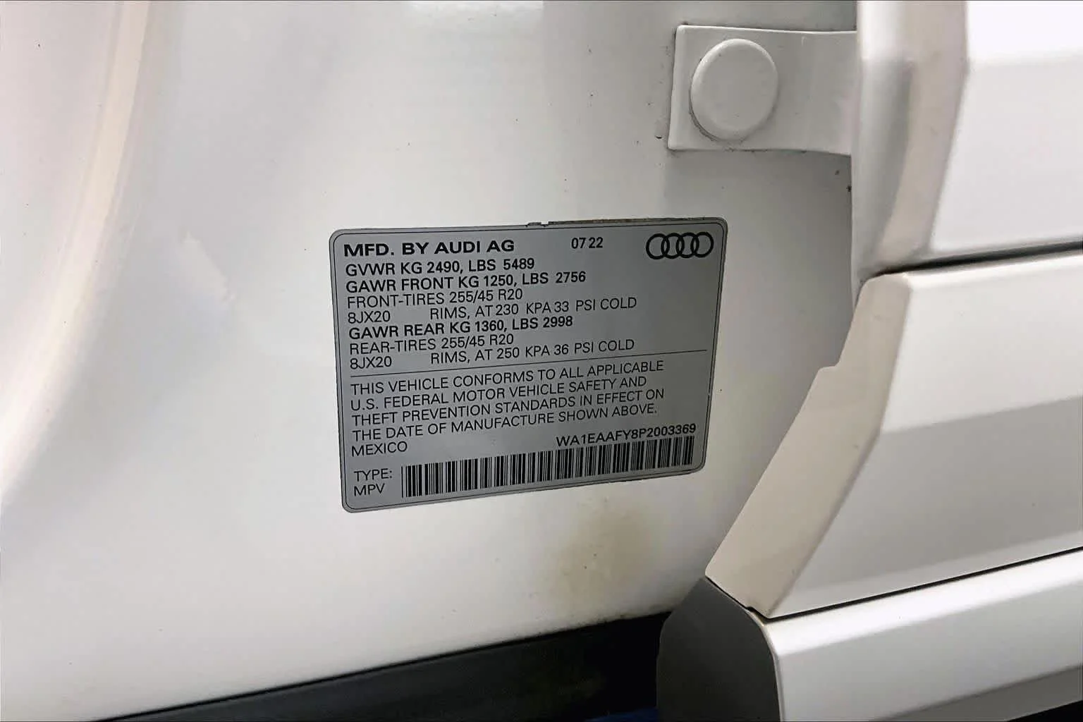 Used 2023 Ibis White Audi S line Premium Plus image 35