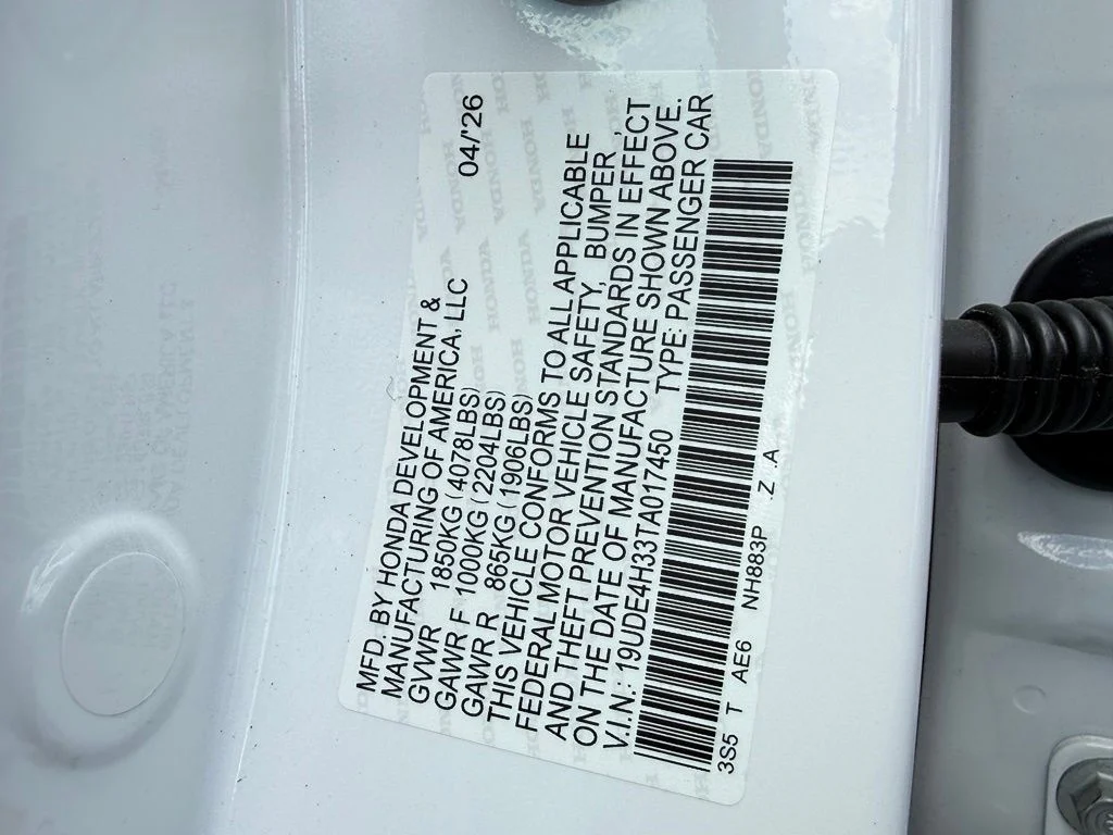 New 2026 Platinum White Pearl Acura A-Spec Package image 27