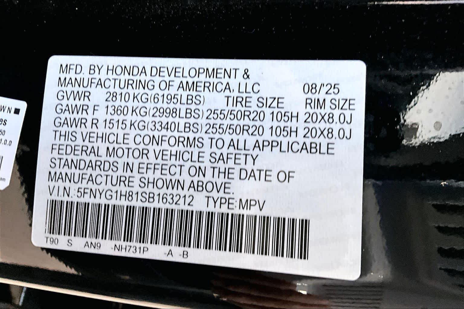 Certified Used 2025 Crystal Black Pearl Honda Elite image 35