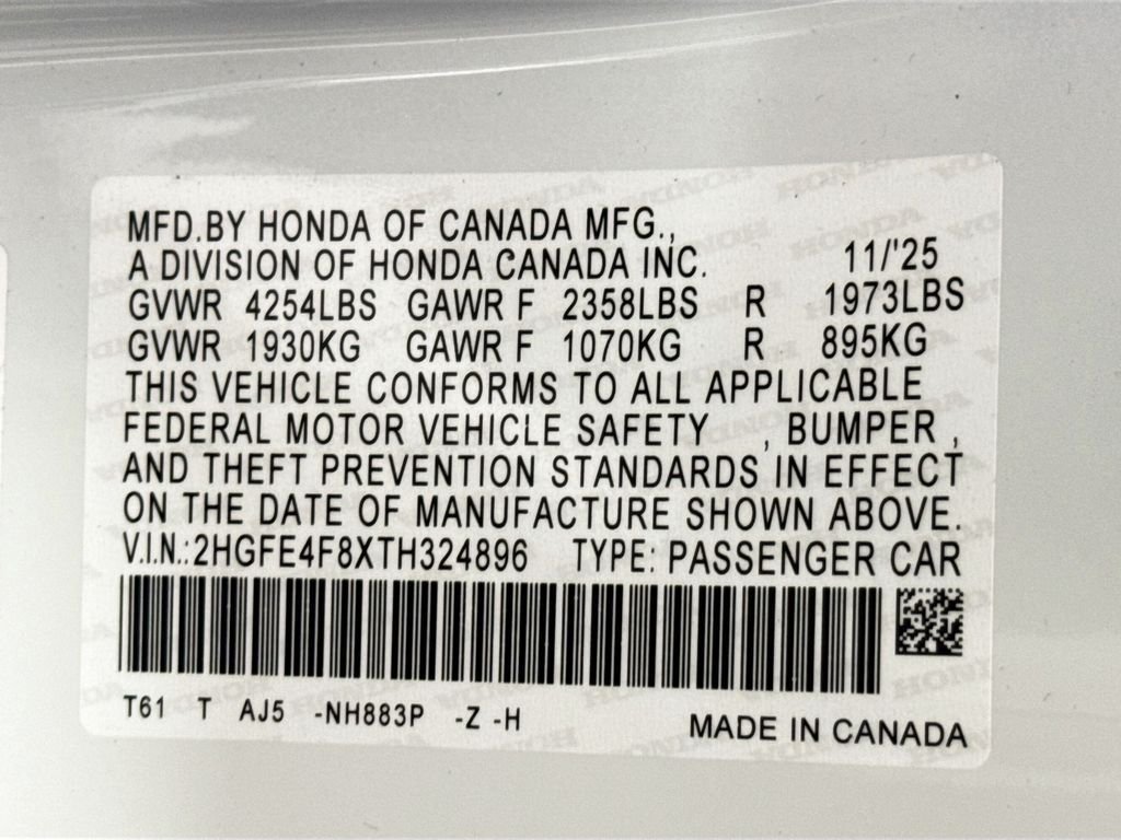 2026 Honda Civic Sport Touring - Photo 43