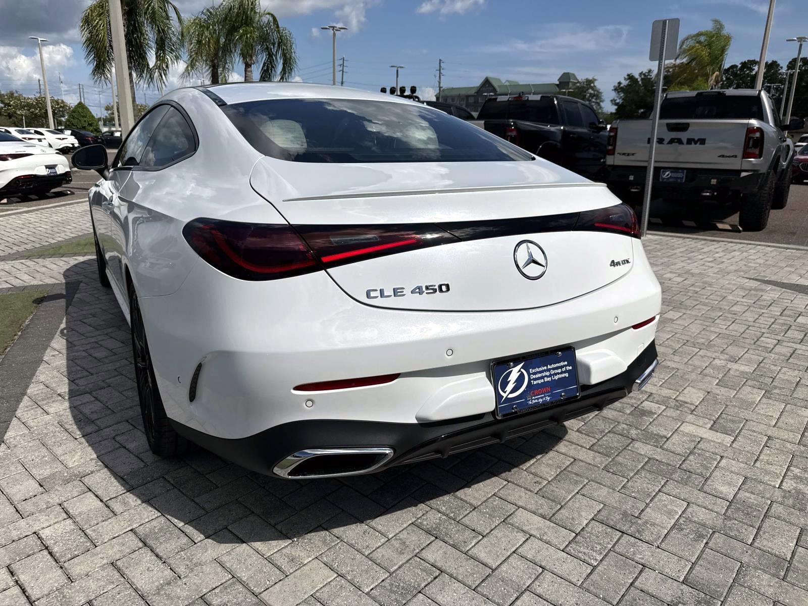 New 2026 Moonlight White Mercedes-Benz 450 4MATIC® Coupe image 9