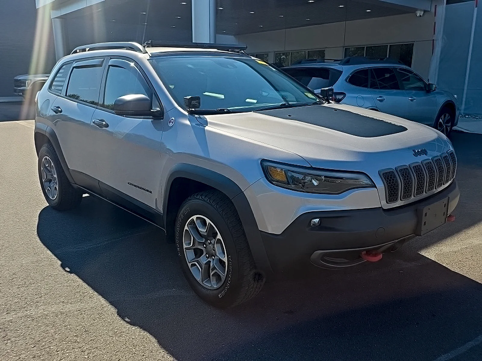 Used 2021 Billet Silver Metallic Clearcoat Jeep Trailhawk 4x4 image 3