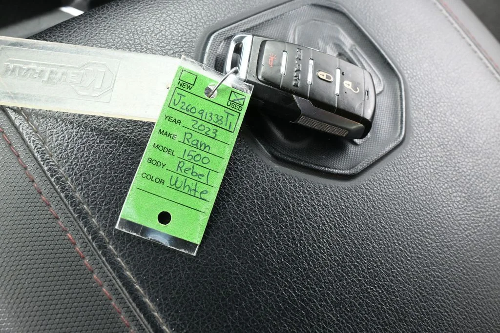 Used 2023 Bright White Clearcoat Ram Rebel image 29