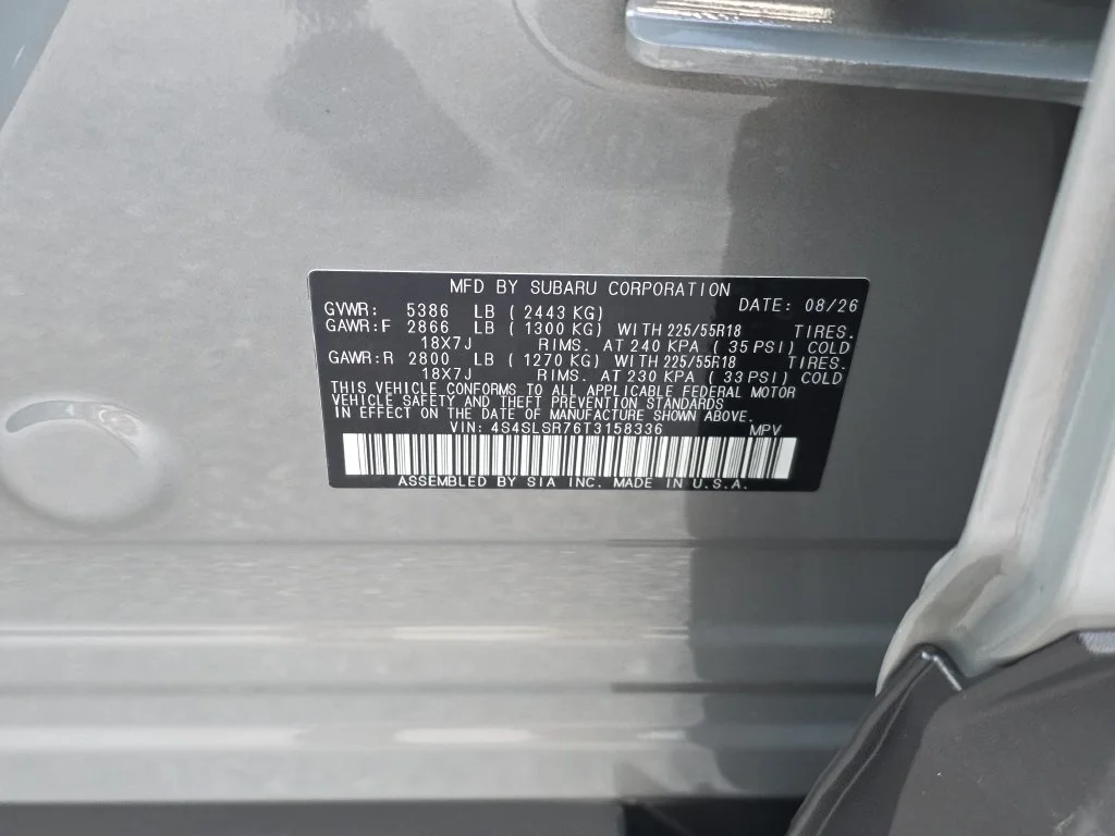 New 2026 RIVER ROCK PEARL Subaru Limited Hybrid image 32