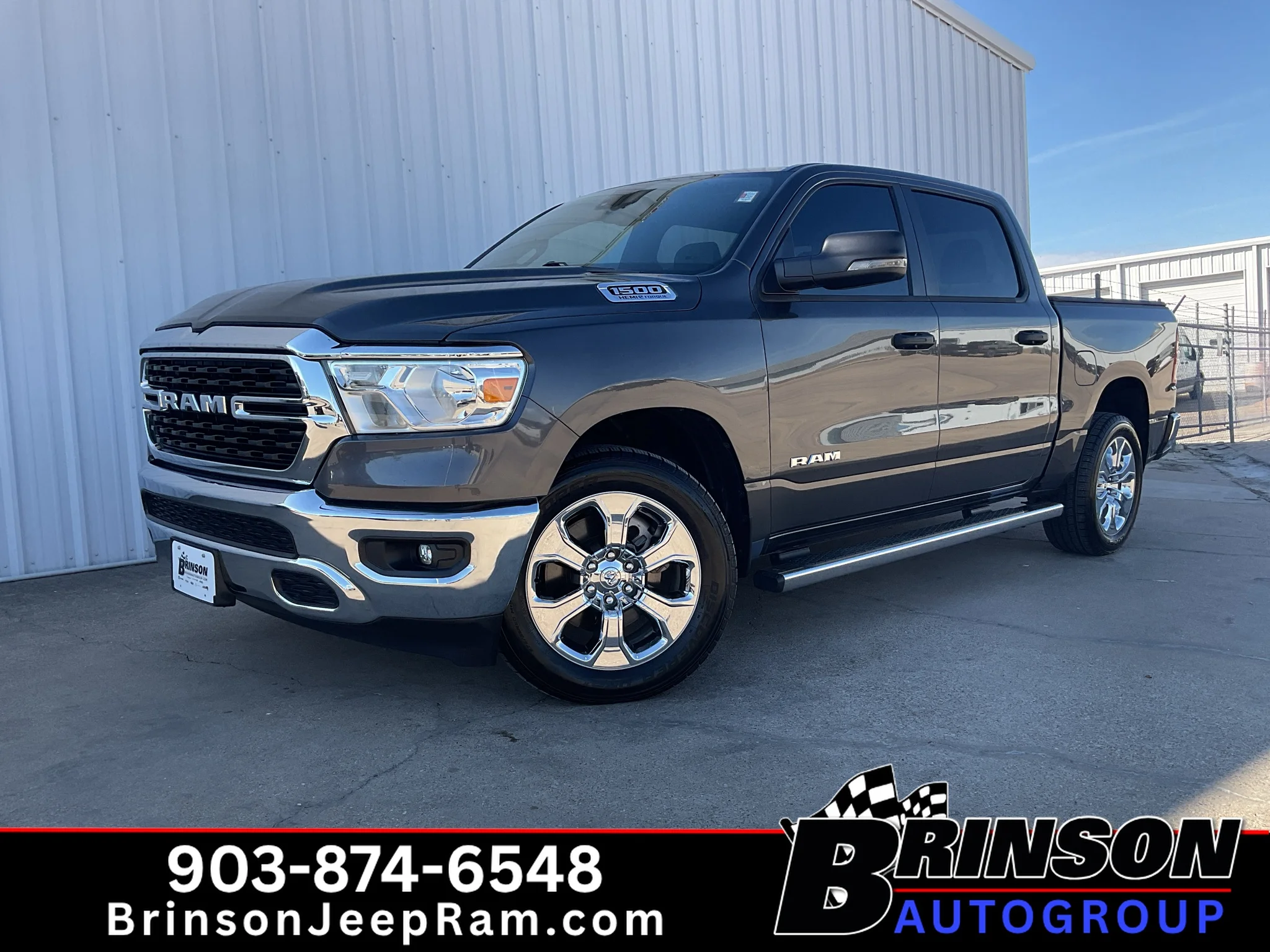 Used 2024 Granite Crystal Metallic Clearcoat Ram Lone Star image 1