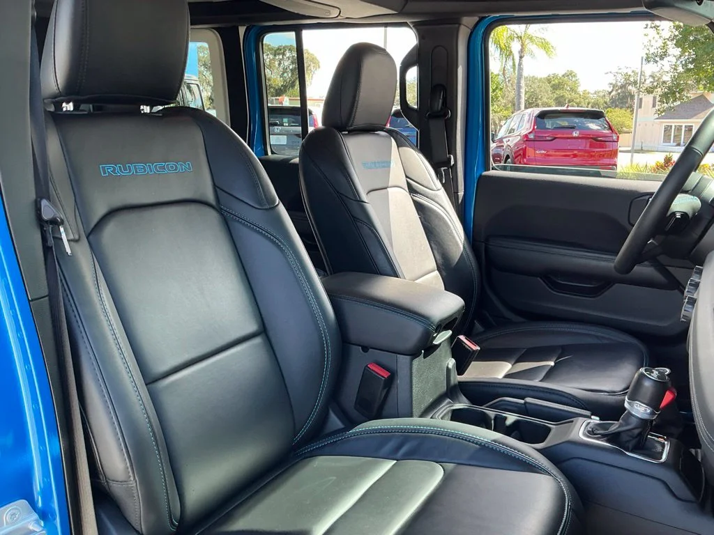 Used 2024 Blue Jeep Rubicon 4xe image 22