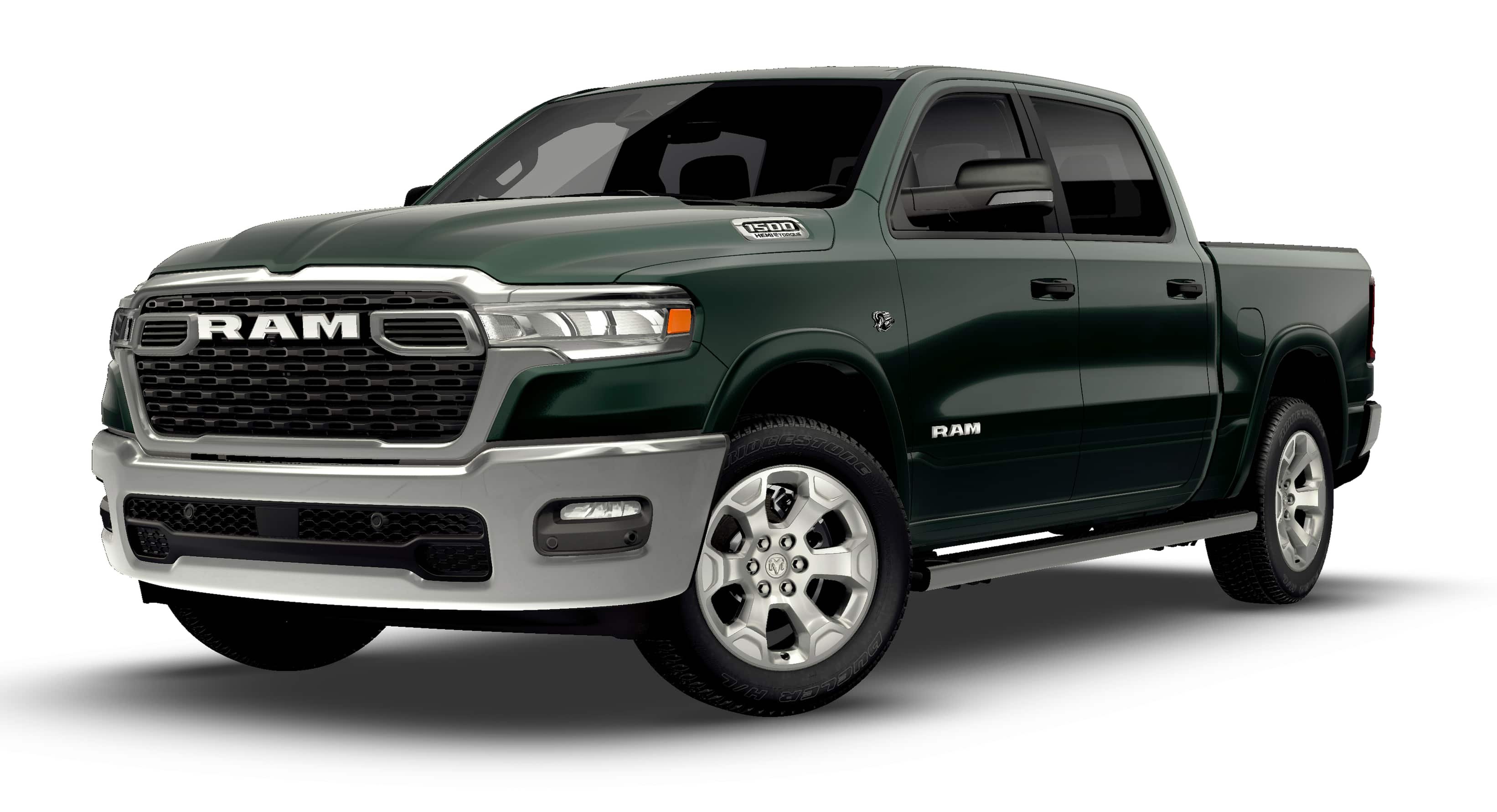 New 2026 Serrano-Green Metallic Exterior Paint RAM BIG HORN image 1