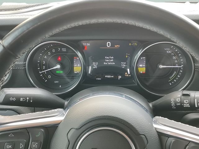 Used 2022 Gray Jeep Unlimited Sahara 4xe image 12