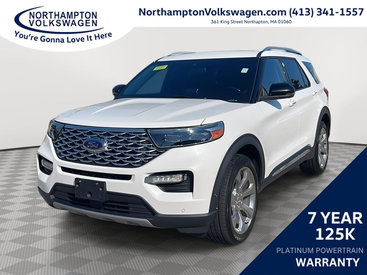 Used 2020 Star White Metallic Tri-Coat Ford Platinum image 1