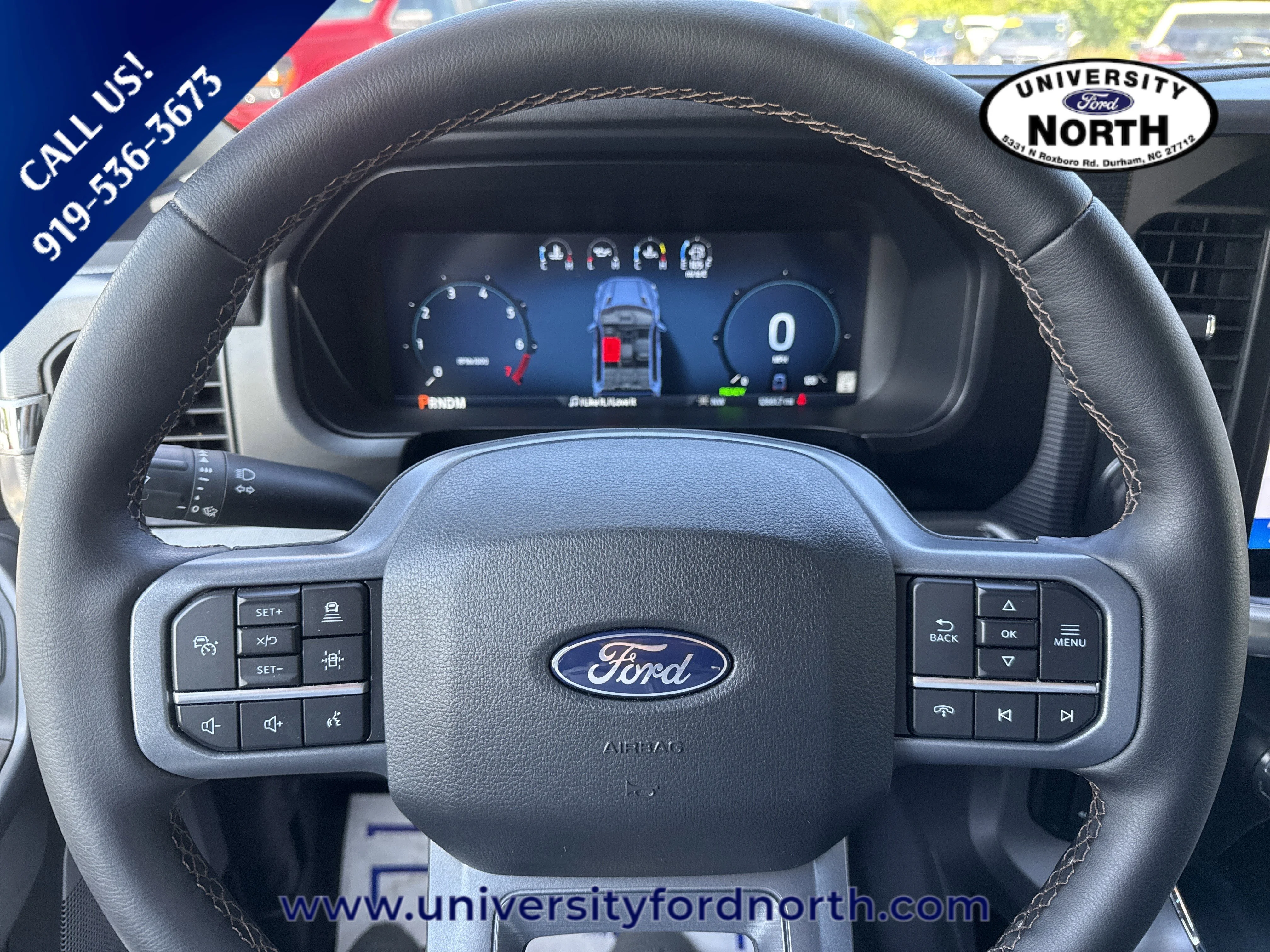Used 2025 Antimatter Blue Metallic Ford LARIAT image 23