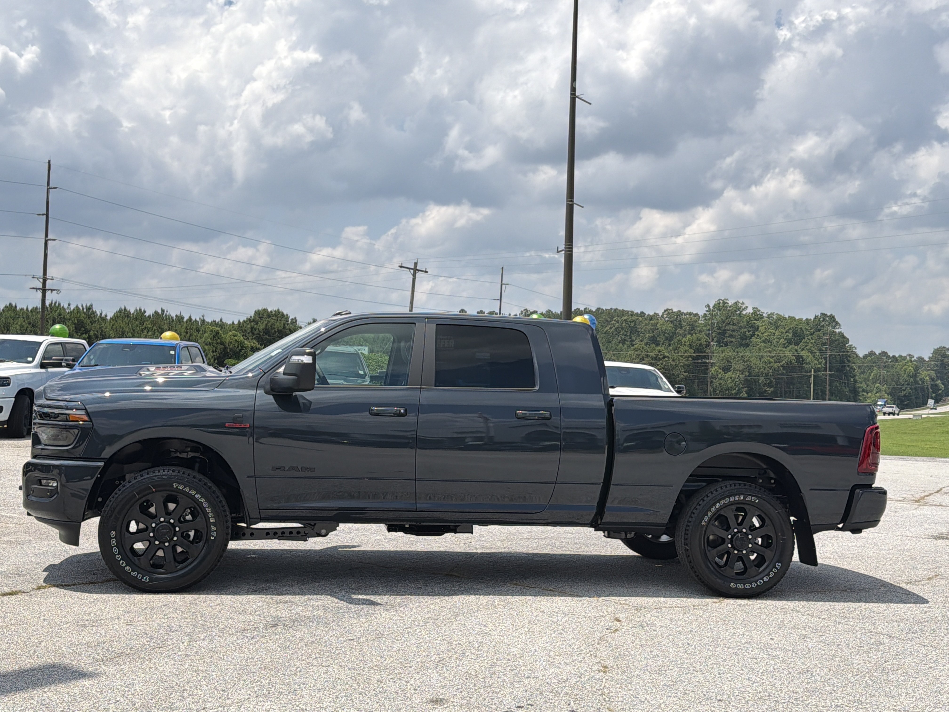 New 2026 Forged Blue Metallic Exterior Paint RAM Laramie image 5