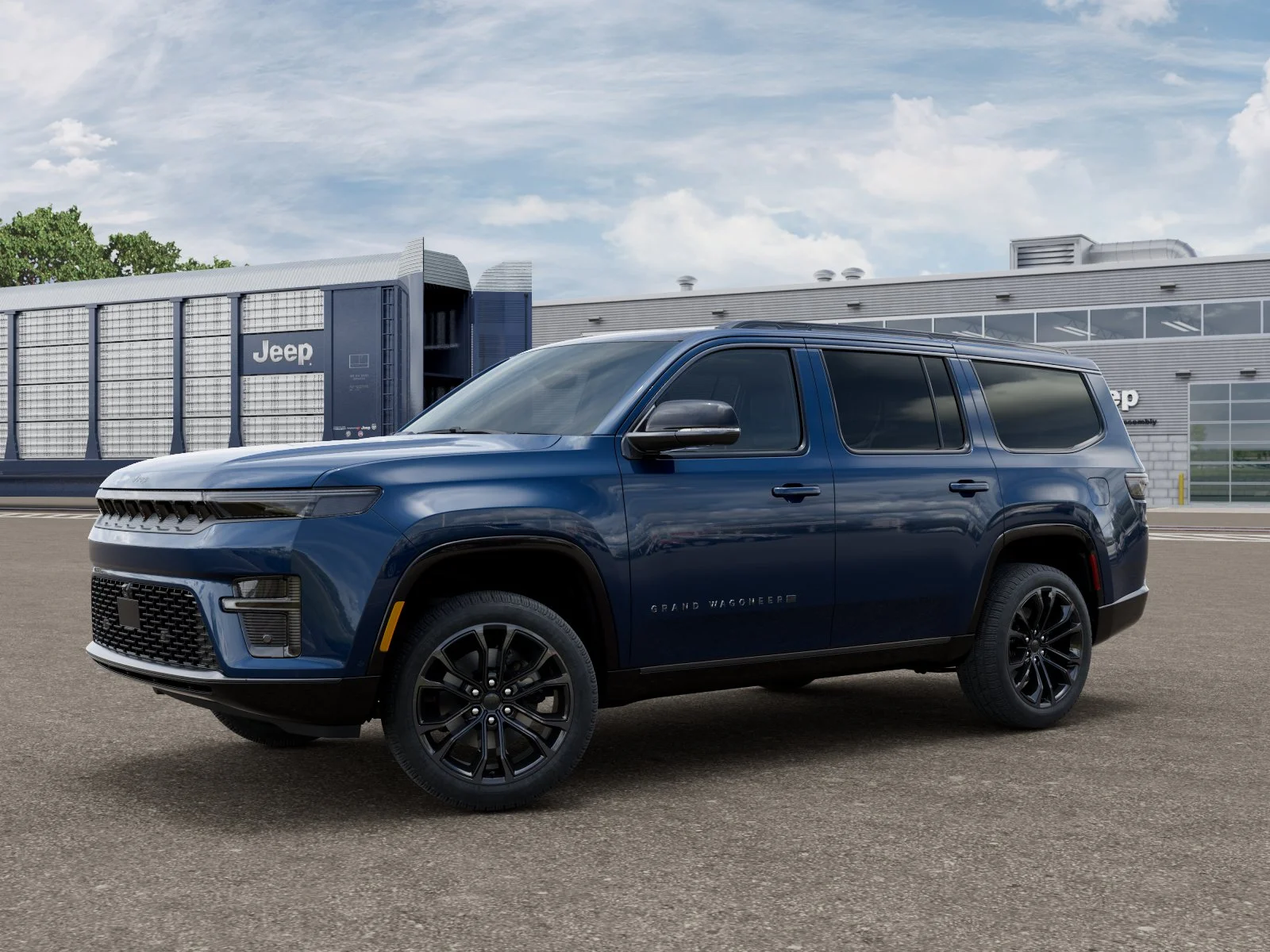 New 2026 Fathom Blue Pearl-Coat Exterior Paint (Late Availability) Jeep Grand Wagoneer image 1