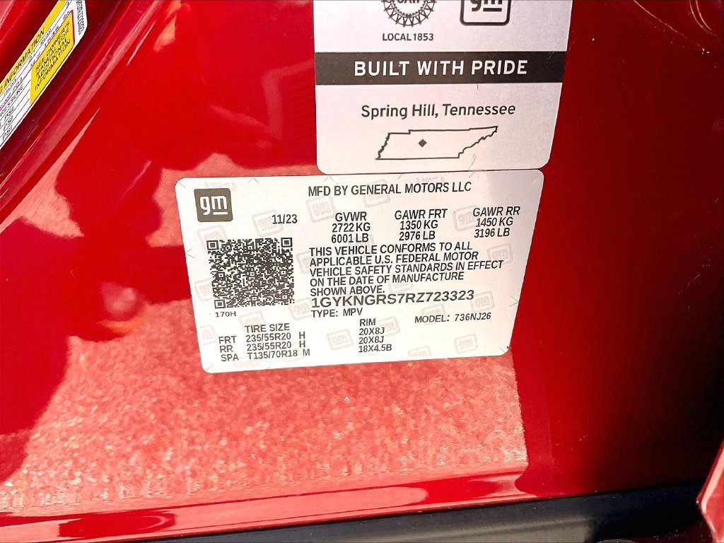 Used 2024 Radiant Red Tintcoat Cadillac Sport image 33