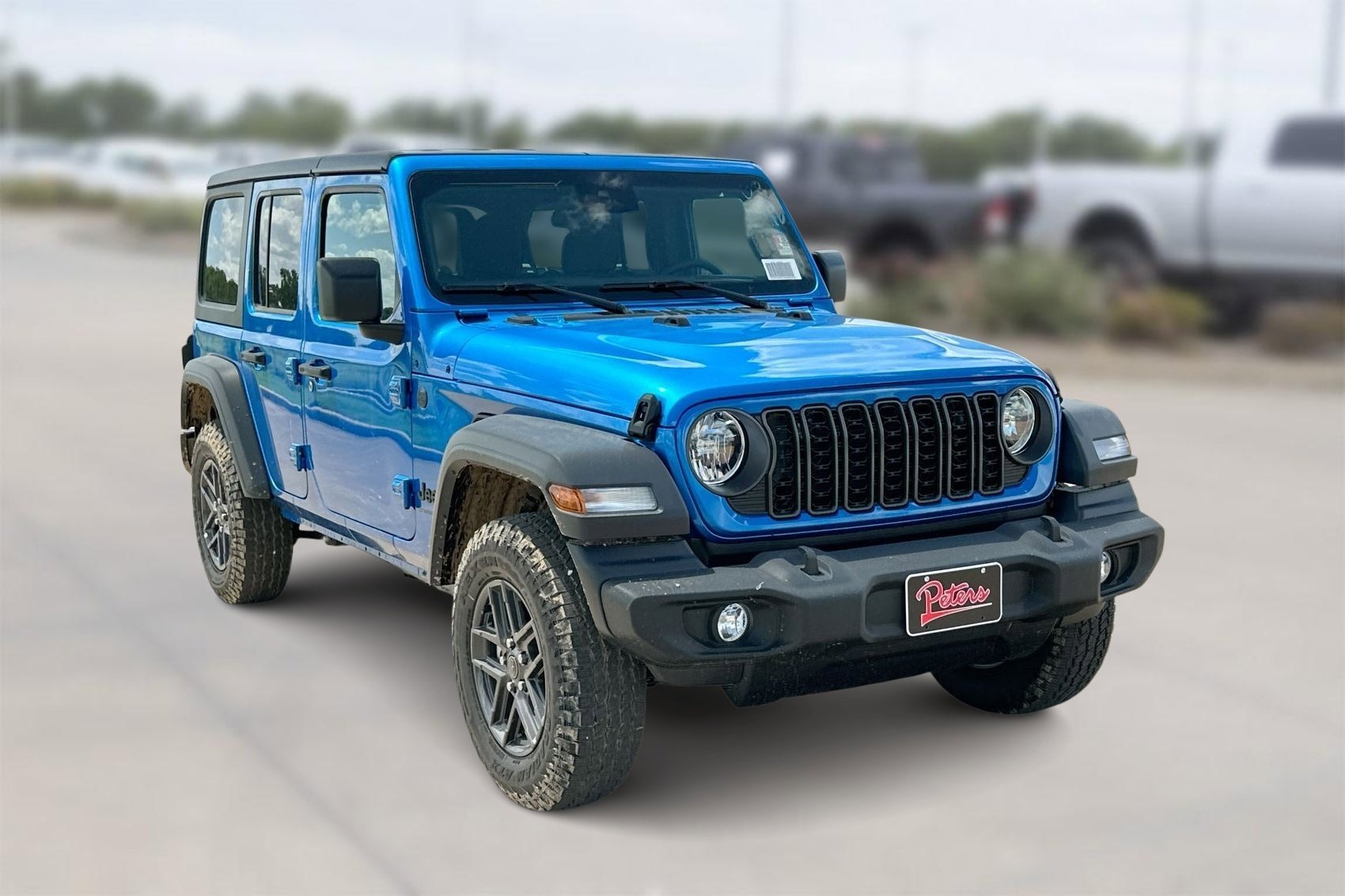 New 2024 Hydro Blue Pearlcoat Jeep Sport S image 1