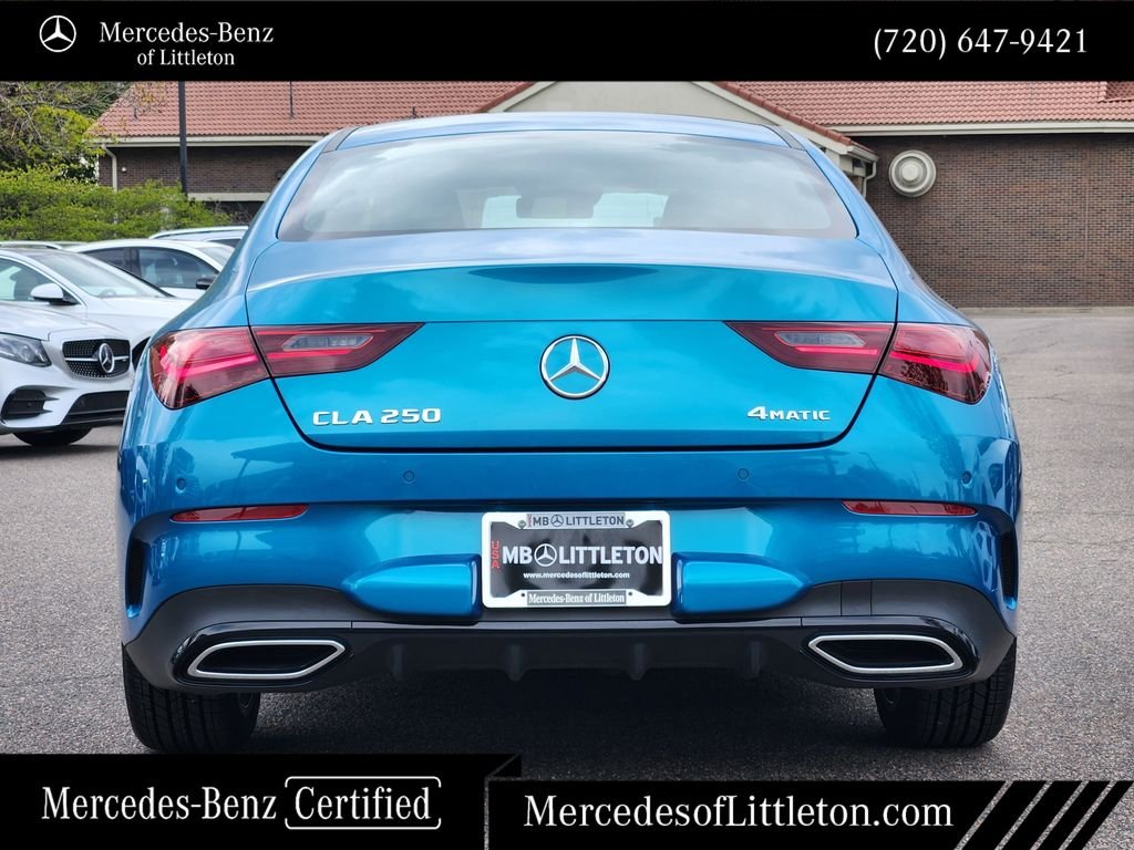 Certified Used 2025 Blue Mercedes-Benz CLA 250 image 6