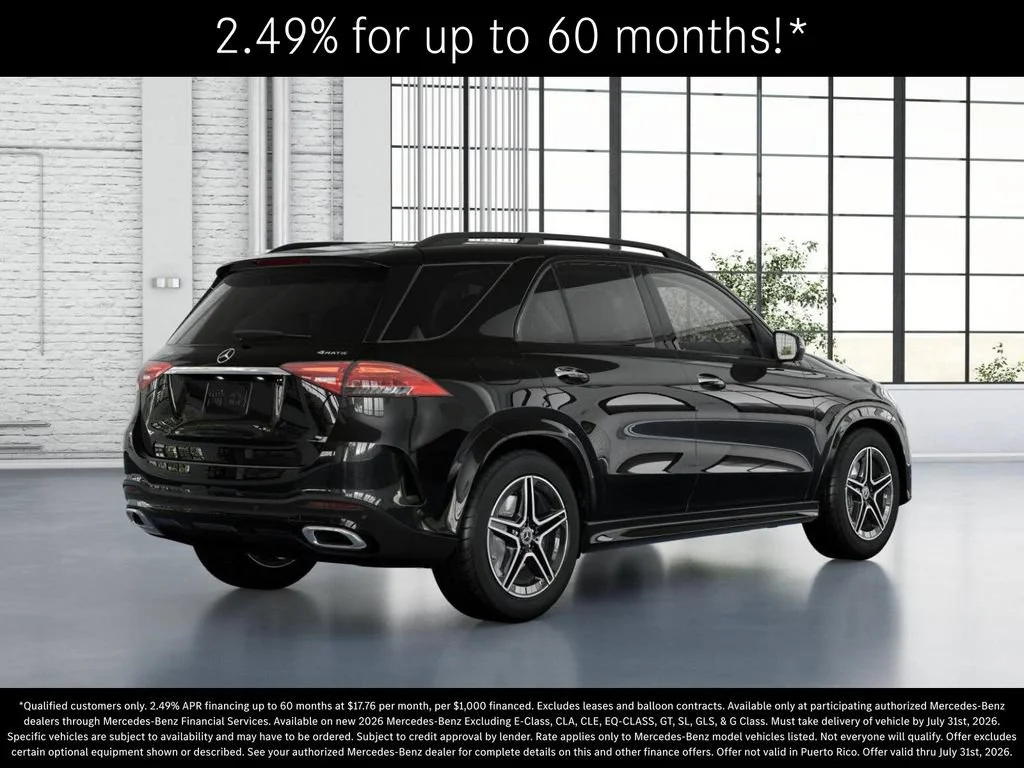 New 2026 Obsidian Black Metallic Mercedes-Benz GLE 350 image 63