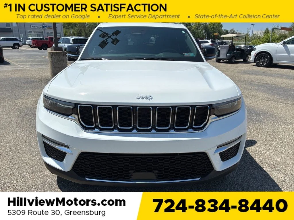 Used 2024 Bright White Clearcoat Jeep Limited image 9