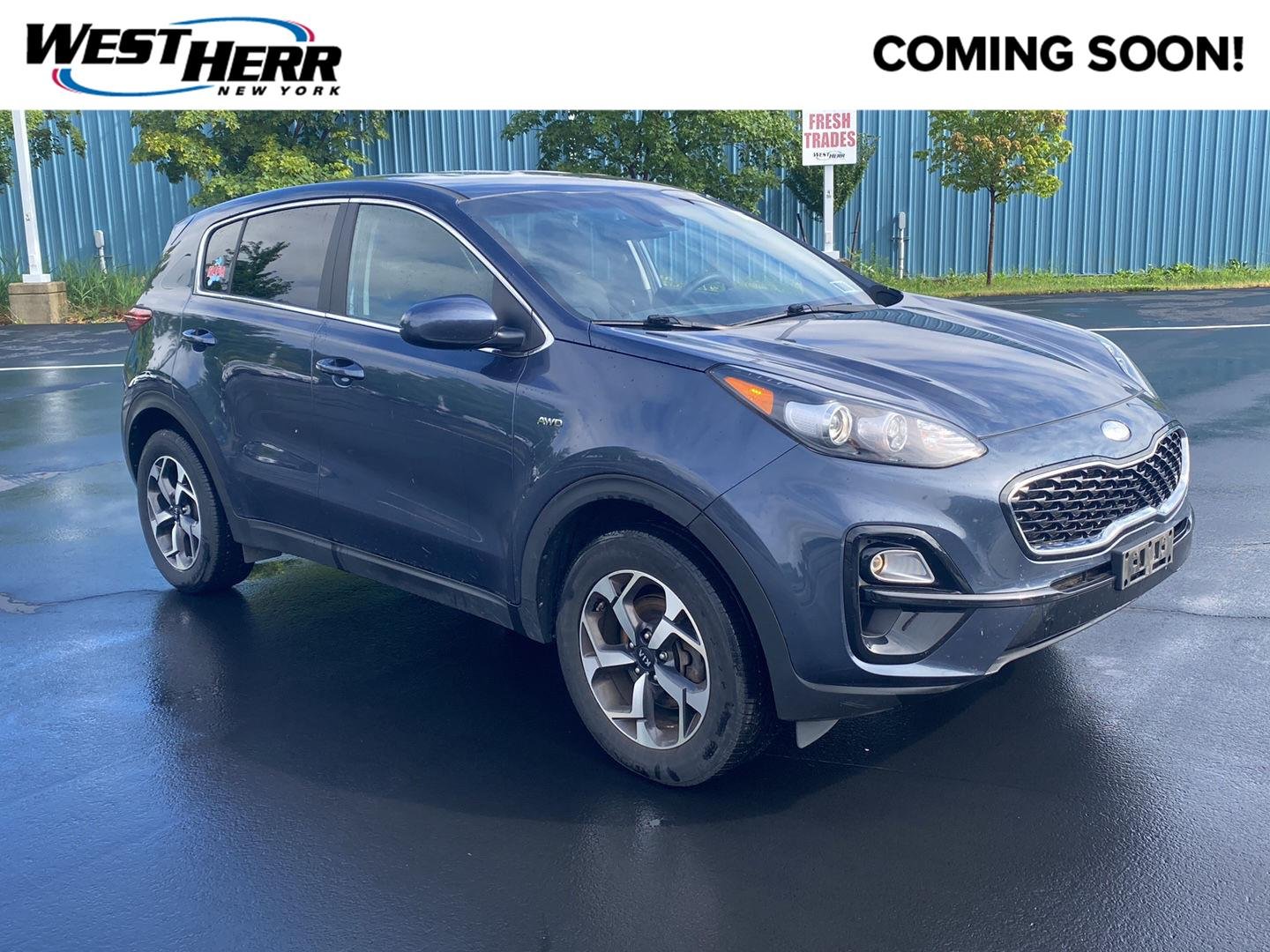 Used 2022 Pacific Blue Kia LX image 1