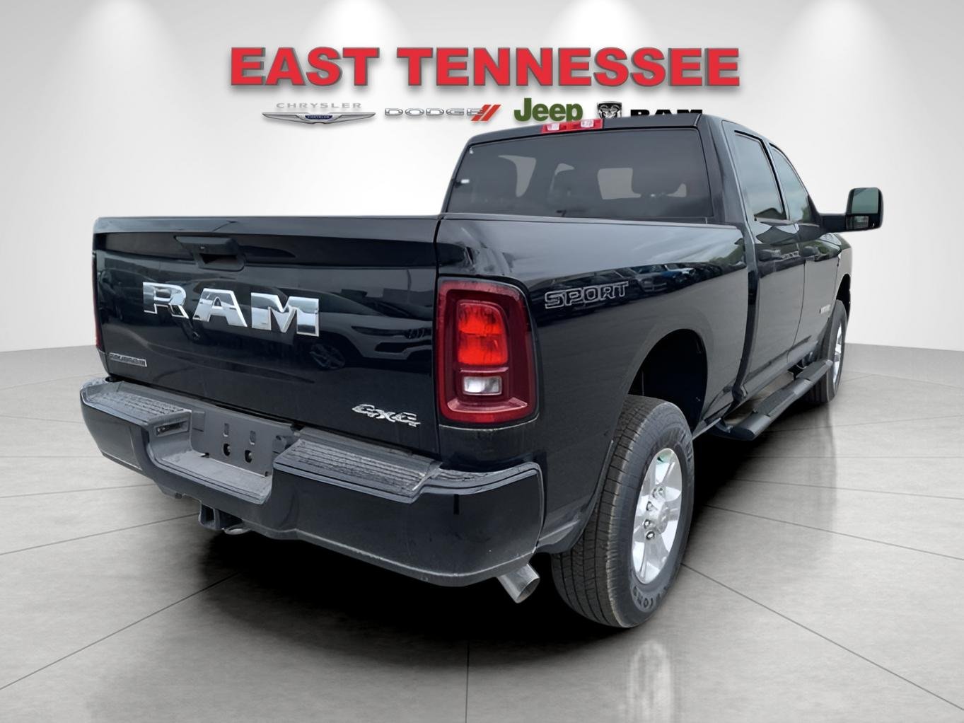New 2025 Diamond Black Crystal Pearlcoat RAM Big Horn image 3