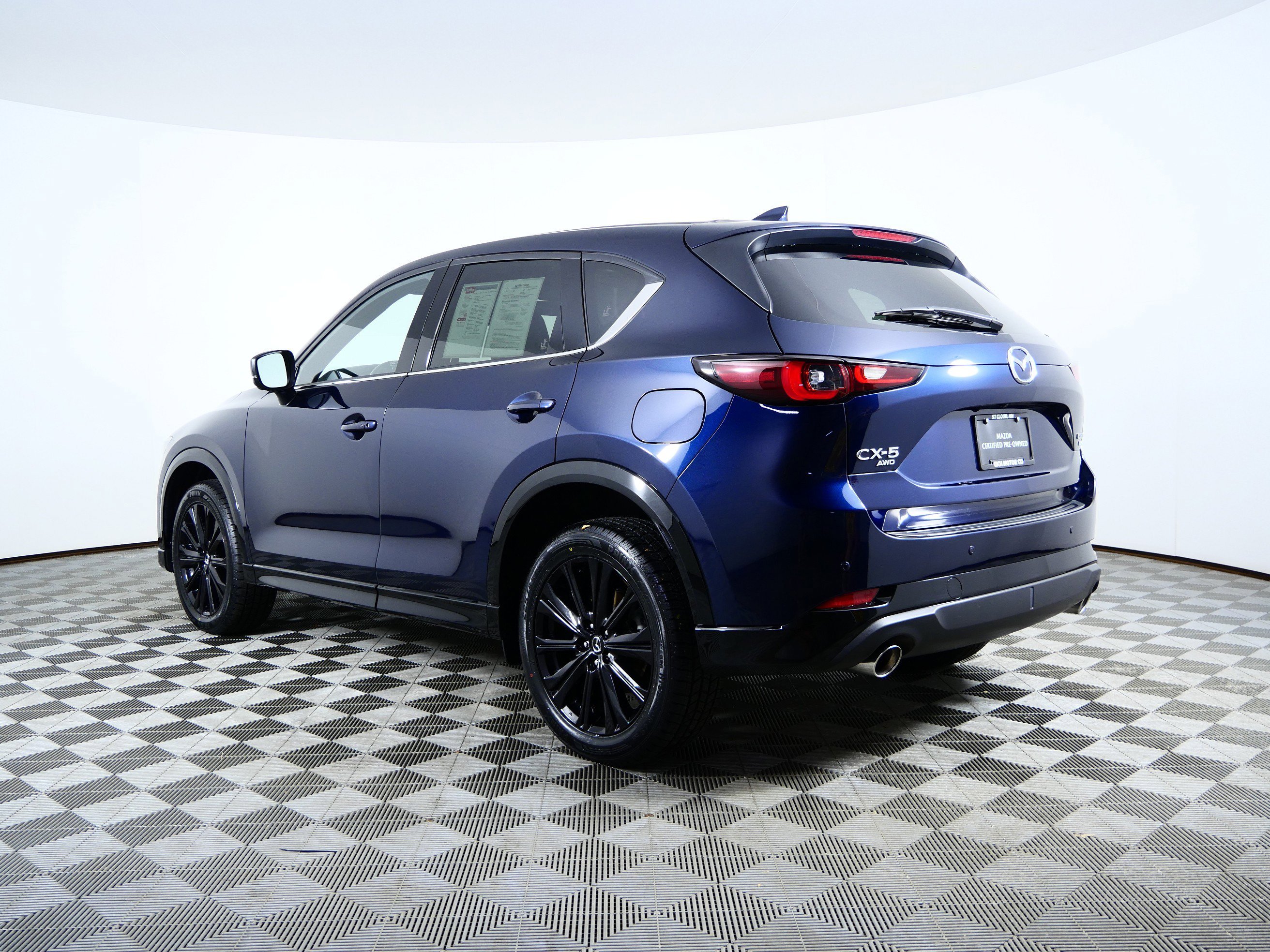 Certified Used 2025 Deep Crystal Blue Mica Mazda 2.5 Turbo Premium Package image 5