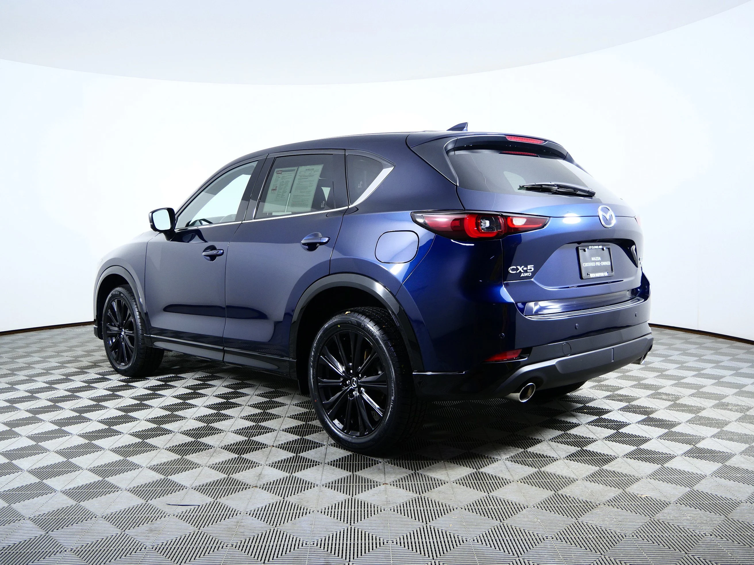 Used 2025 Deep Crystal Blue Mica Mazda 2.5 Turbo Premium Package image 5