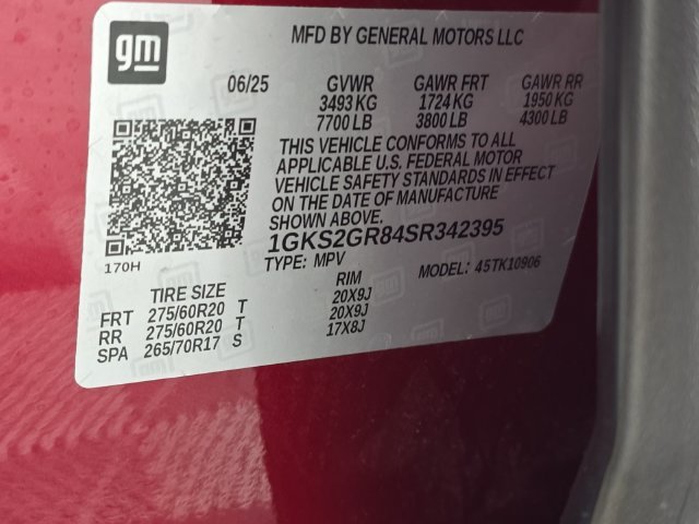 Certified Used 2025 Volcanic Red Tintcoat GMC Elevation image 11