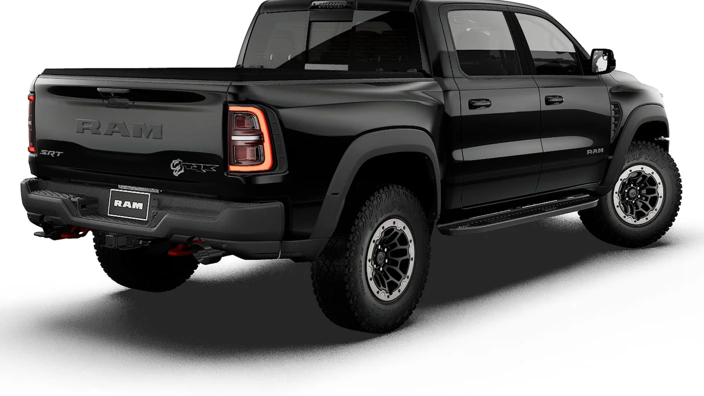 New 2027 Diamond Black Crystal Pearl Coat RAM TRX SRT image 2