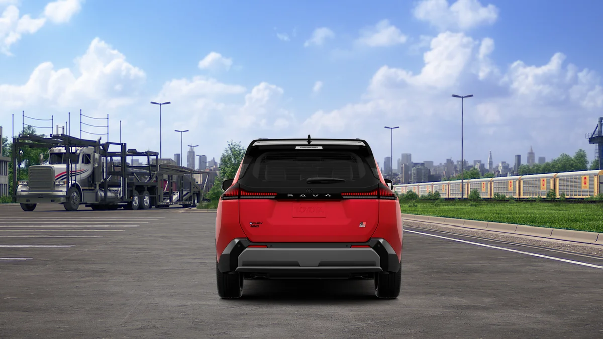 New 2026 Supersonic Red with Midnight Black Metallic roof Toyota GR SPORT image 8
