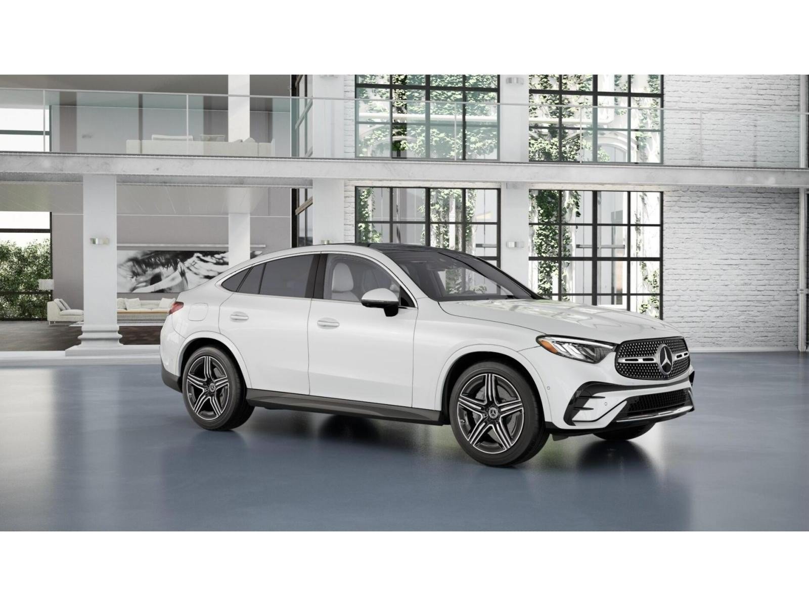 New 2026 MANUFAKTUR Moonlight White Metallic Mercedes-Benz GLC 300 Coupe 4D Sport Utility 4MATIC® image 13